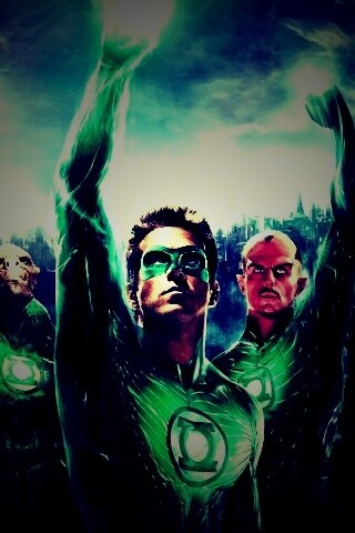 Зеленый фонарь обои