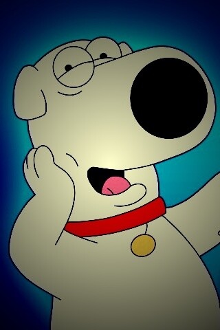 Браян с бокалом мартини обои