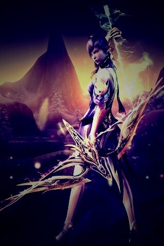 Эльфийка из Aion обои