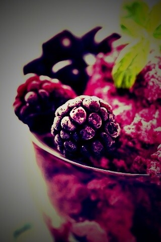 Ягодное мороженное обои