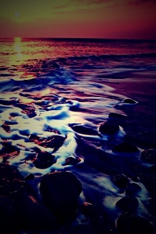 Каменистый берег обои