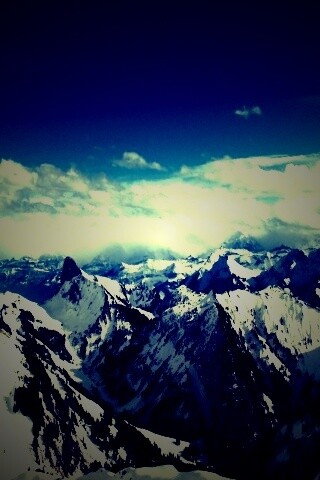 Горный пейзаж обои