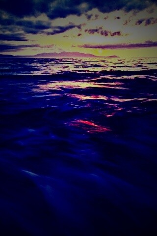 Красивый горизонт на море обои