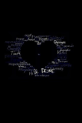 Слова о любви обои