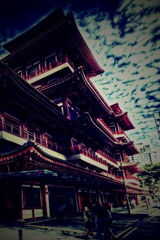 Храм в Сингапуре обои