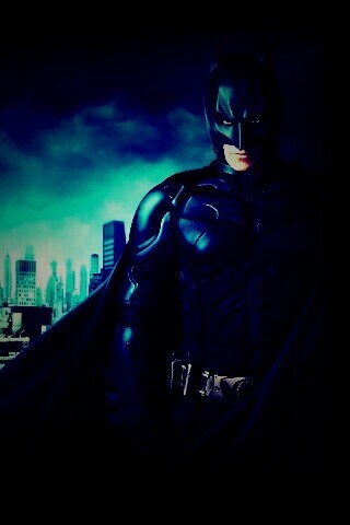 Бэтман над Готамом обои