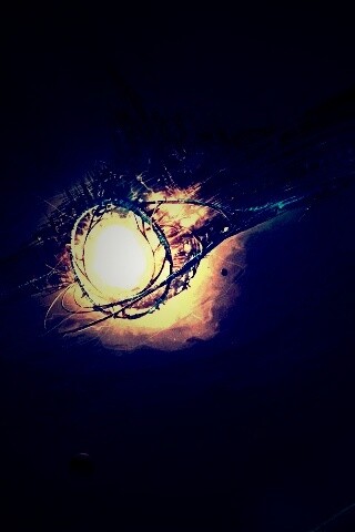 Зловещая космическая станция обои