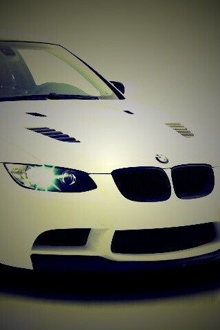 Белый БМВ обои