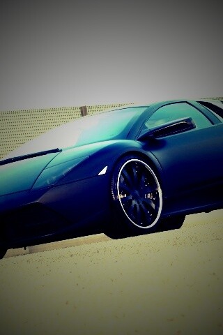 Lamborghini Reventon черного цвета обои