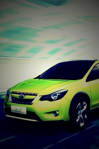 Субару в тоннеле обои