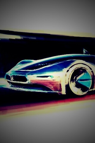 Эскиз Мазерати Birdcage обои