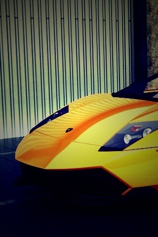 Жёлтый Ламборджини обои