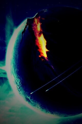 Эвакуация с гибнущей планеты обои