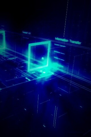 Информационный поток обои