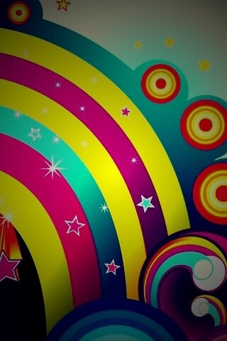 Векторные радуги обои