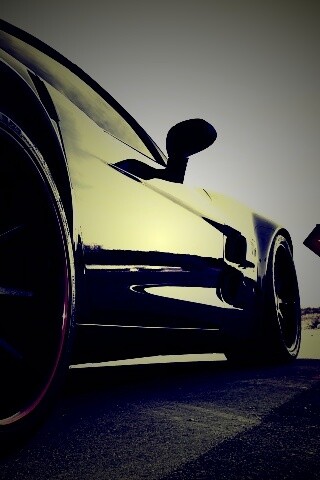 Чёрный концепт обои