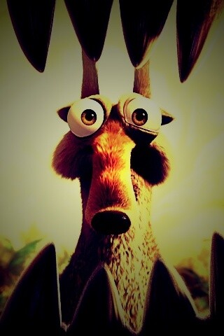 Скрэт и динозавр обои