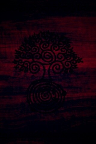 Выжженный рисунок дерева обои