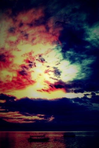 Мексика: лодки на озере обои