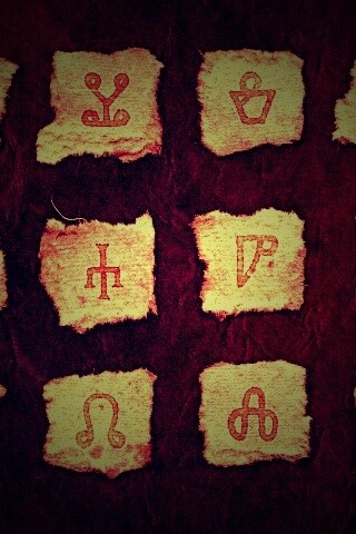 Бумажные символы обои