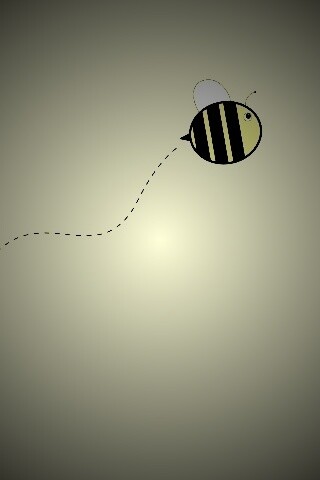 Минималистичная пчелка обои