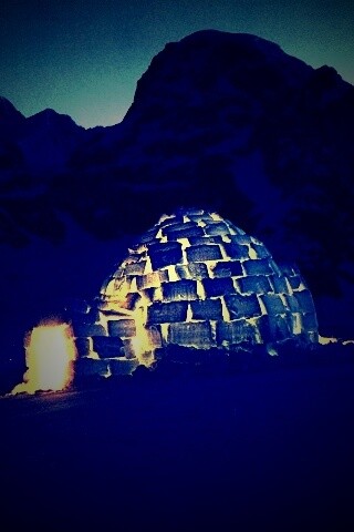 Иглу изо льда обои