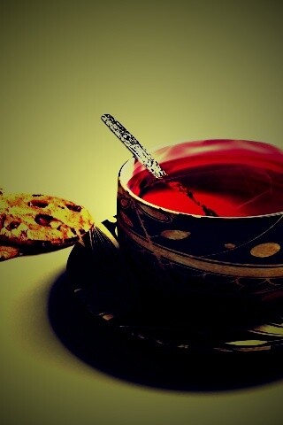 Чаек с печеньками обои