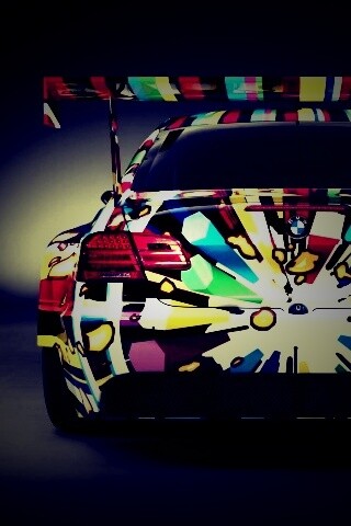 BMW  в сумасшедшем окрасе обои