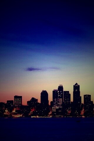 Пейзаж Сиэтла обои