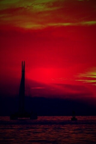 Празднование заката обои