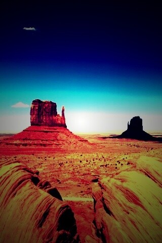 Долина монументальных гор обои