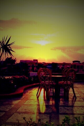 Закат в Хургаде обои