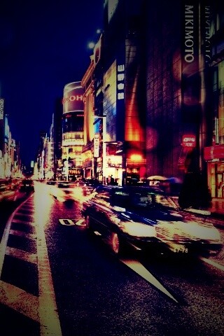 Ночное движение обои