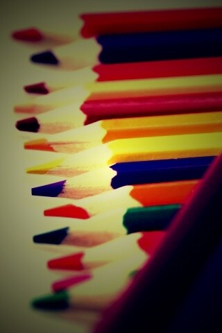 Цветные карандаши обои