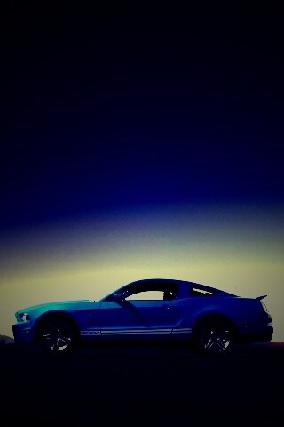 Синий форд мустанг обои