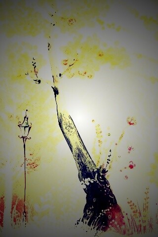 Фонари в парке обои