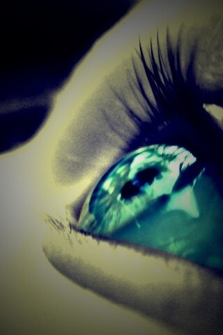 Ясный взгляд младенца обои