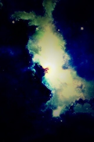 Туманность в далёком космосе обои