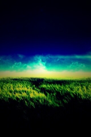 Луг на другой планете обои