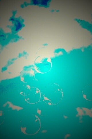 Мыльные пузыри в небе обои