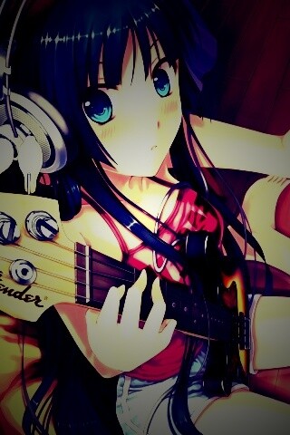 Лоли с гитарой обои