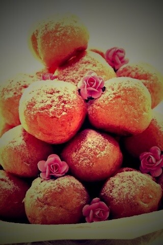 Круглые пироженки обои