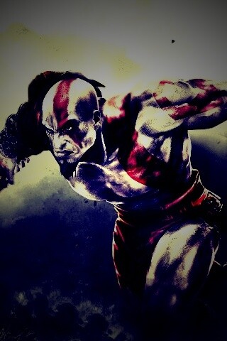 Герой игры God of War обои