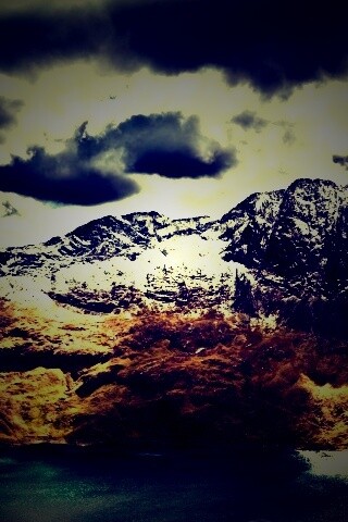 Вид на горы обои