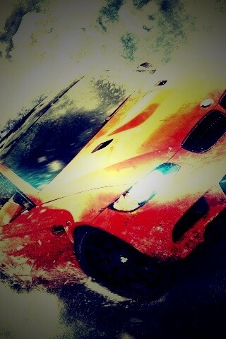 Погоня за оранжевым BMW обои