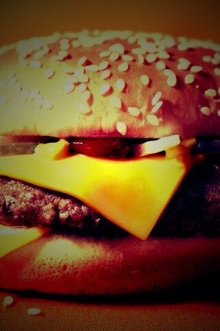 Сочный чизбургер обои