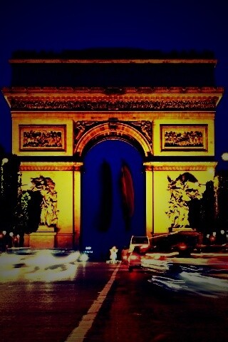 Арка на елисейских полях обои