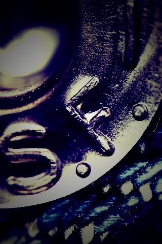 Заклепка на джинсах в макро обои