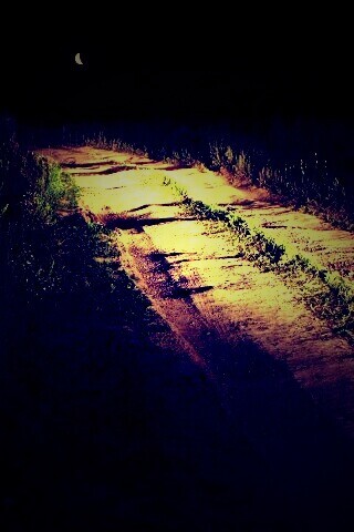 Ночная дорога обои