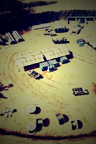 Вид на карьер из Crysis обои